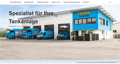 Desktop Screenshot of lichtblau-tankservice.de