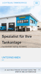 Mobile Screenshot of lichtblau-tankservice.de